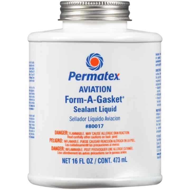 Permtx-Lockt Gasket Sealer, Form-A-Gasket ®, Brush-On, 16 Ounce Bottle, Single – 80017