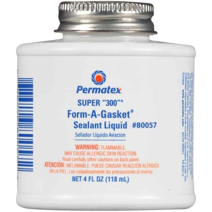 Permtx-Lockt Gasket Sealer, Super 300 ® Form-A-Gasket ®, Brush-On, 4 Ounce Bottle, Single – 80057