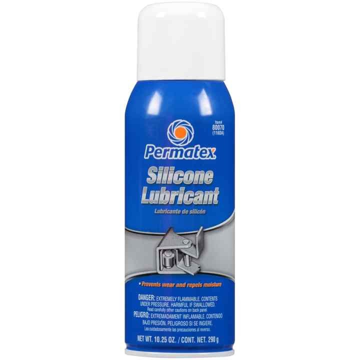 Permtx-Lockt Silicone Spray, Use to Lubricate Door Locks/ Trunk Lids/ Brake Cables and Rubber Molding, 16 Ounce Aerosol Can, Single – 80070