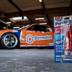 Permtx-Lockt Gasket Maker, Ultra Red ®, Used for Adhesion and High Temperature Performance, 3.35 Ounce Tube – 81630