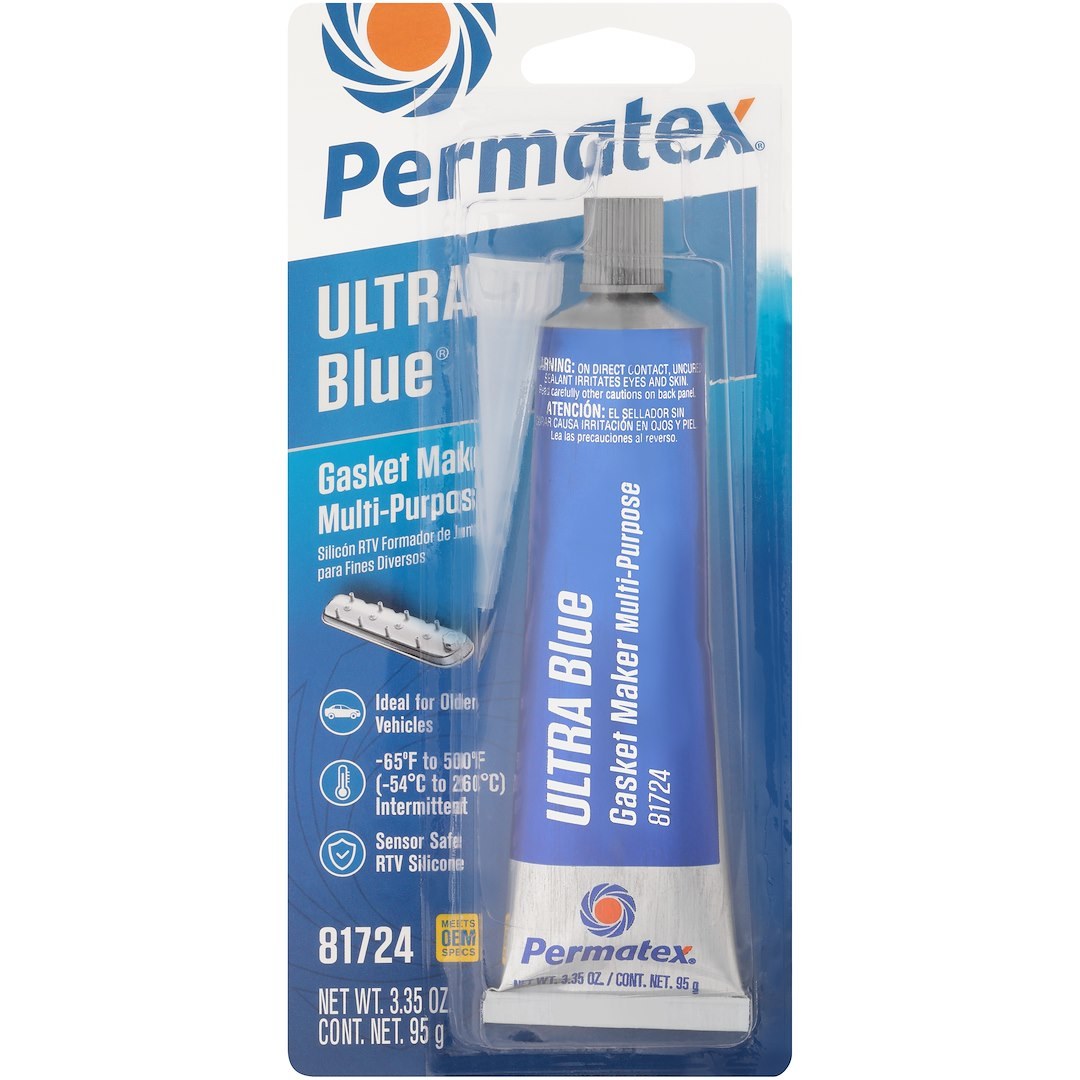 Permtx-Lockt Gasket Sealer, Ultra Blue ®, Squeeze Tube, 3.35 Ounce, Single – 81724