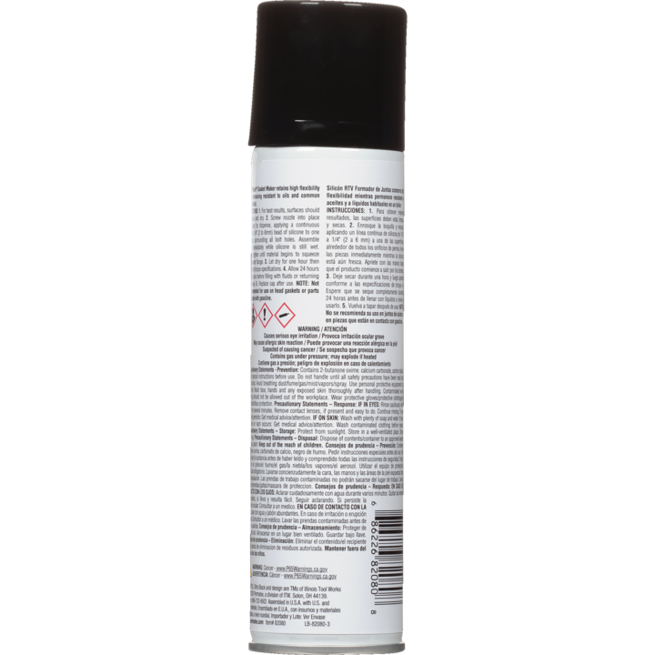 Permtx-Lockt Gasket Sealer, Ultra Black ®, 8.75 Ounce Power Can, Single – 82080