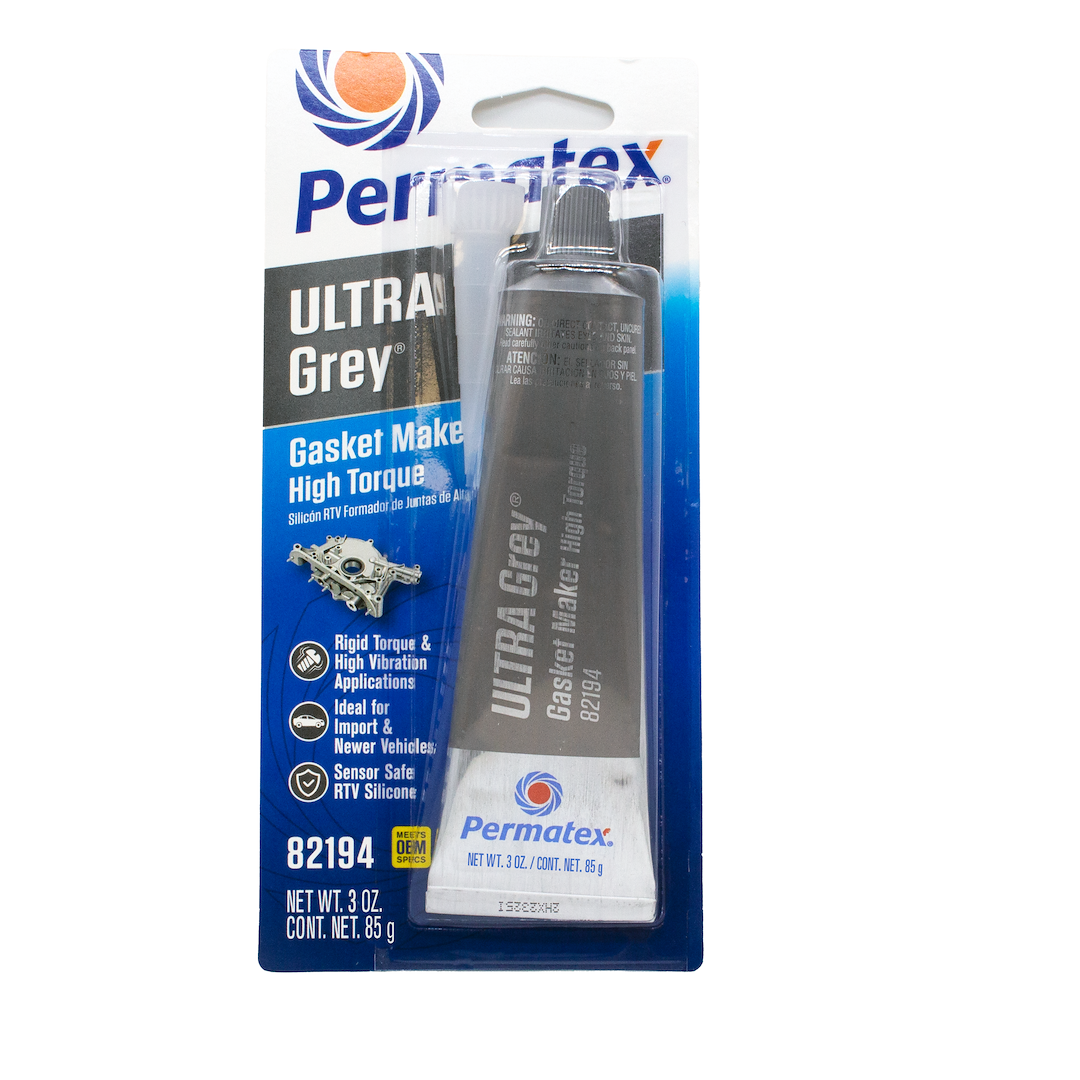 Permtx-Lockt Gasket Sealer, Ultra Grey ®, Squeeze Tube, 3.5 Ounce, Single – 82194