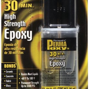 Permtx-Lockt Epoxy, Permapoxy ™, 30 Minute High Strength, 0.84 Ounce Dual Syringe – 84107