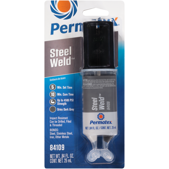 Permtx-Lockt Epoxy, Permapoxy ™, 4 Minute Multi-Metal, 0.84 Ounce Dual Syringe – 84109
