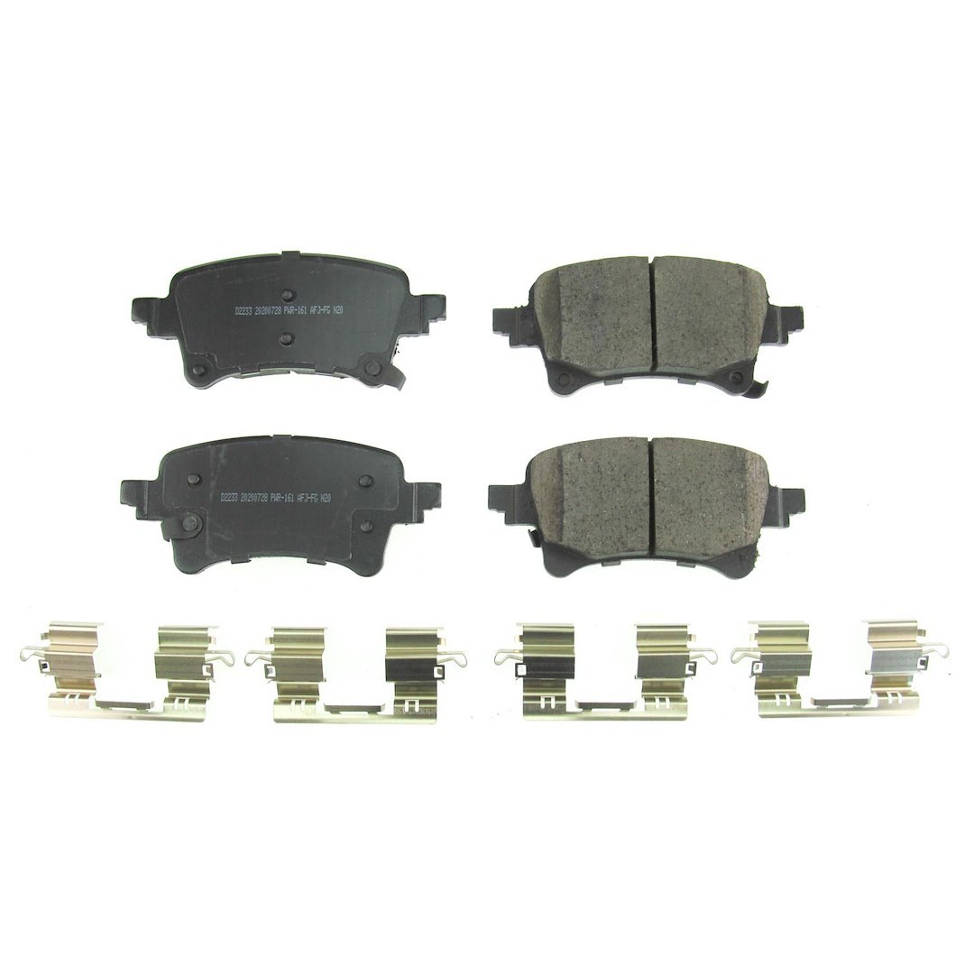 Power Stop Brake Pad, Z17 Evolution, Fmsi Number D2233, Ceramic, Set of 4 – 17-2233