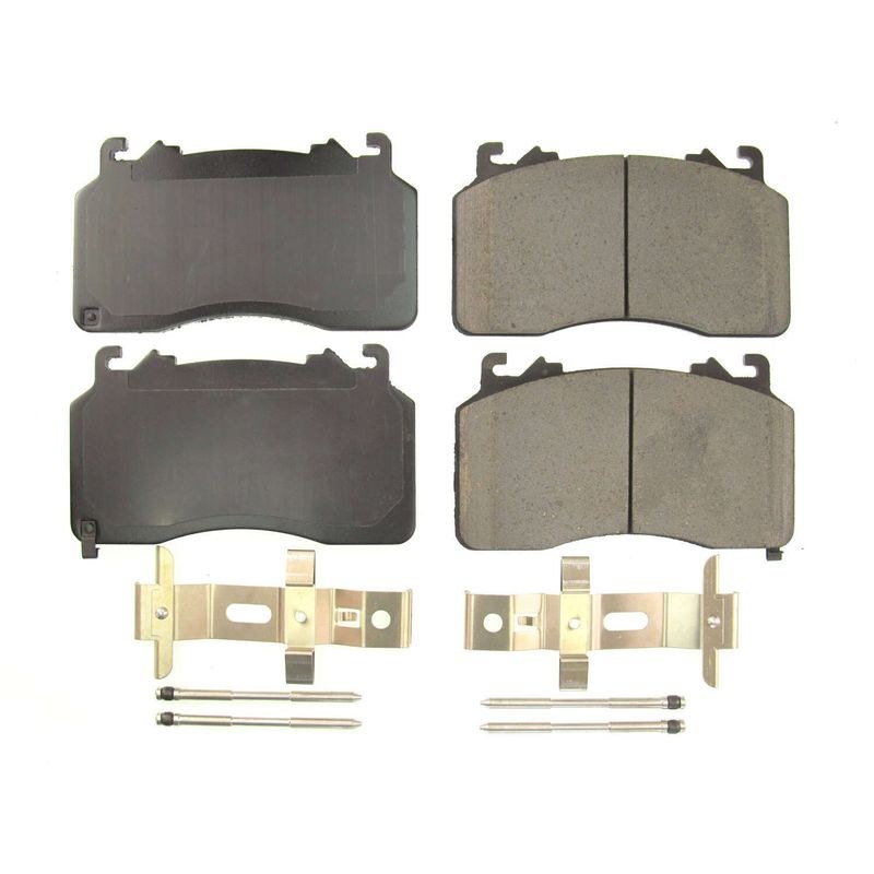 Power Stop Brake Pad, Z17 Evolution, Fmsi Number D2267, Ceramic Brake Pads, Set of 4, With Premium Stainless Steel Hardware – 17-2267