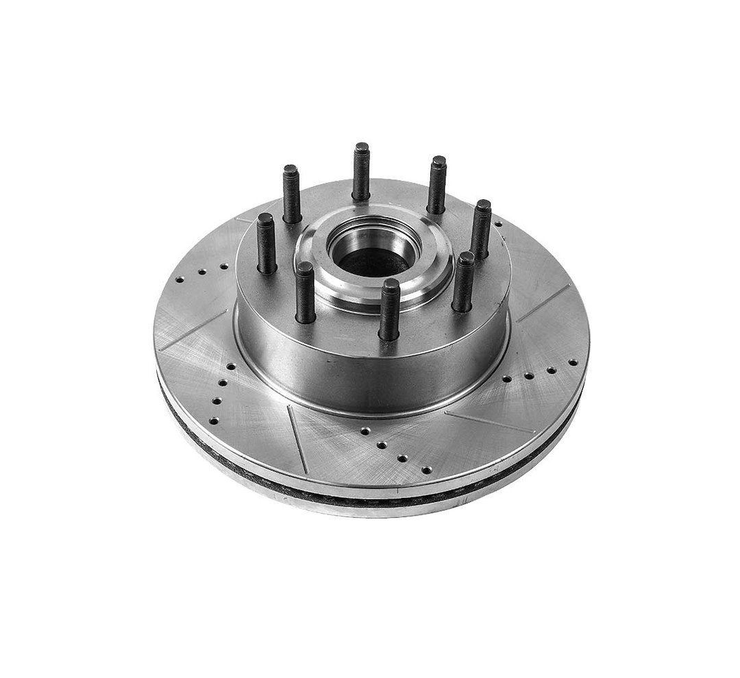 Power Stop Brake Rotor, Evolution Series, Drilled and Slotted, One Piece Design with Hat, Wheel Bolt Pattern 8 X 170 Millimeter, Front – AR85169XR