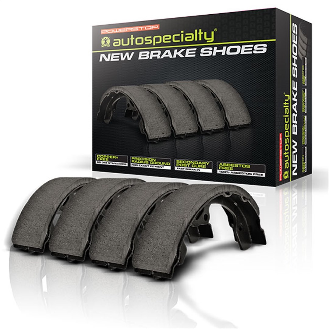 Power Stop Brake Shoe, Semi-Metallic, Bonded – B1080L