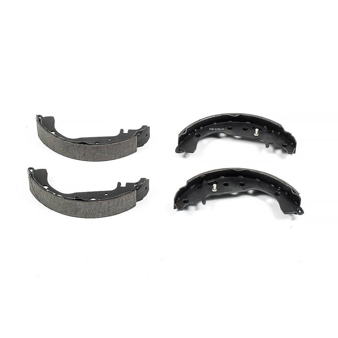 Power Stop Brake Shoe, Autospecialty, Semi-Metallic, Bonded – B917