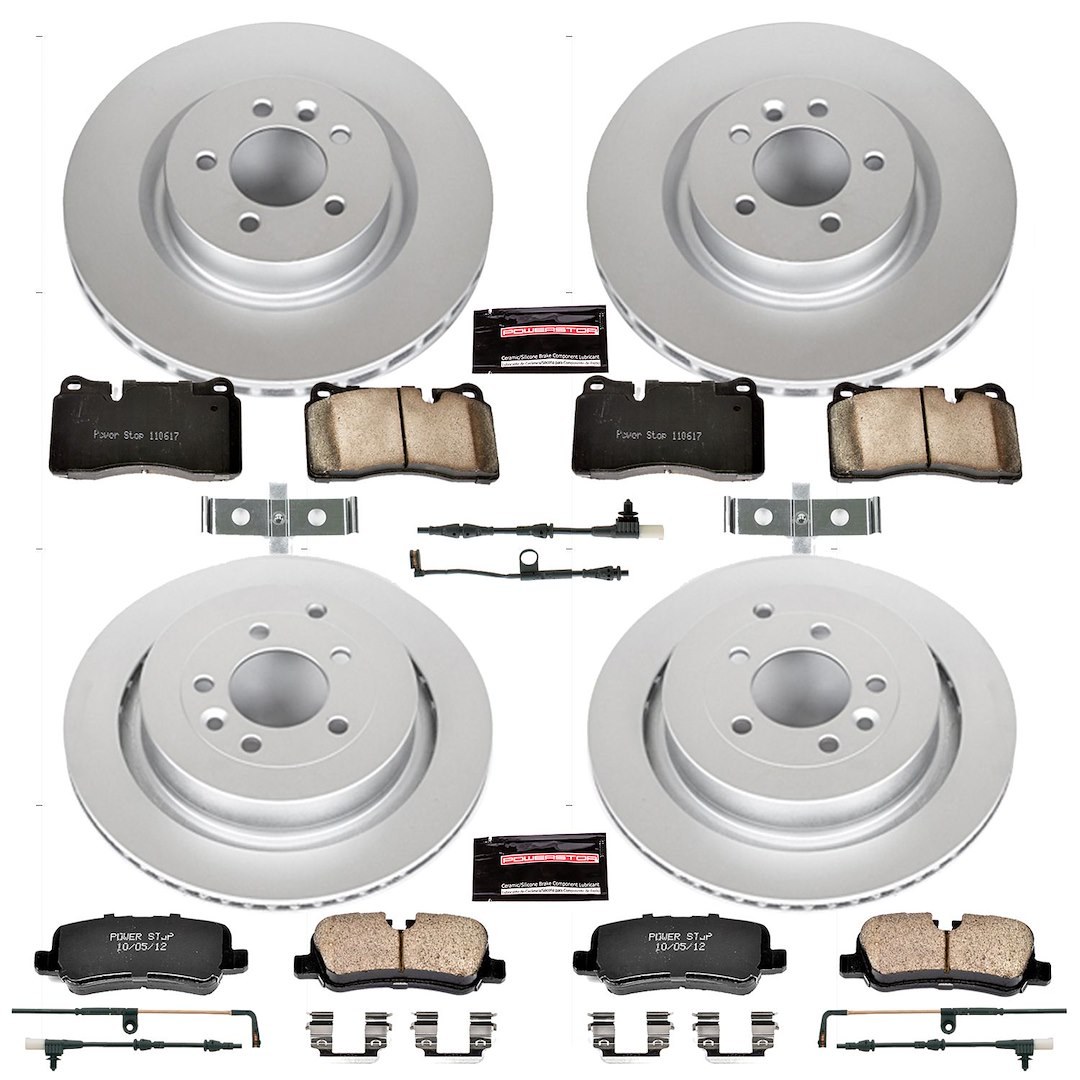 Power Stop Brake Kit, Z23 Evolution Sport Geomet®, Carbon Fiber Ceramic Pads – CRK5443
