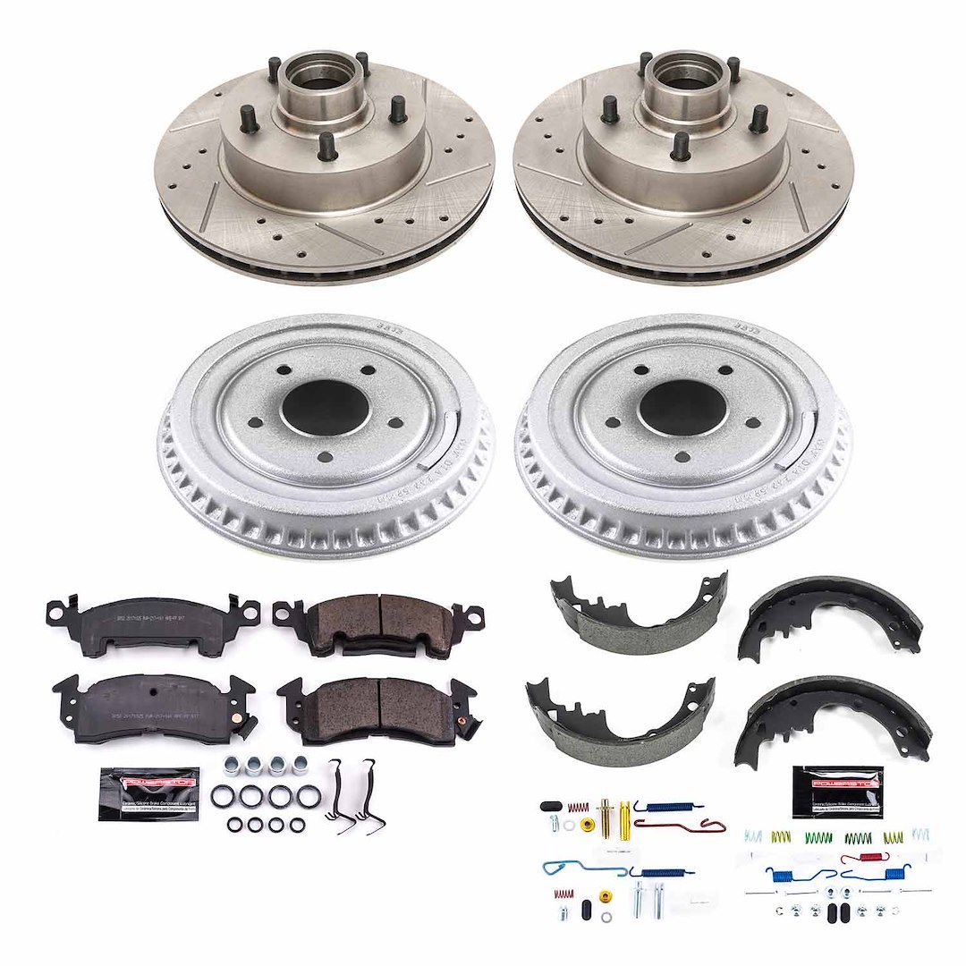 Power Stop Brake Kit, Z23 Evolution Sport, Z23 Evolution Sport Kit Genuine Geomet® Coated Brake Rotor – K15020DK