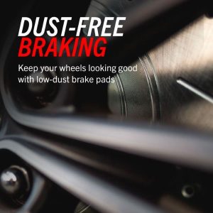 Power Stop Brake Kit, 1-Click Brake Kit, Carbon Fiber Ceramic Brake Pads, 11.89 Inch Silver Zinc Plated Cross-Drilled and Slotted Rotor – K3097