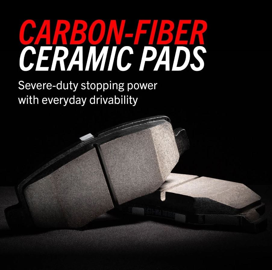 Power Stop Brake Kit, Z23 Evolution Sport, Carbon-Fiber Ceramic Brake Pads – K7175