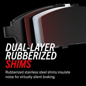 Power Stop Brake Kit, Z23 Evolution Sport, Carbon-Fiber Ceramic Brake Pads, 12.98 Inch Rear Solid Zinc Plated Drilled and Slotted Rotor – K7727