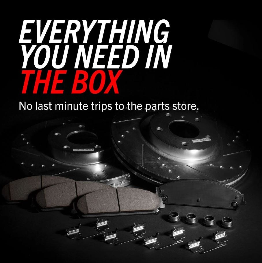 Power Stop Brake Kit, Z23 Evolution Sport, Carbon-Fiber Ceramic Brake Pads – K8520