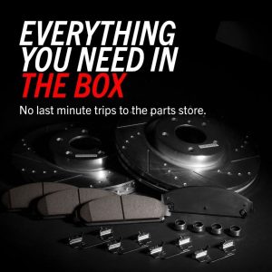Power Stop Brake Kit, Z23 Evolution Sport, Carbon Fiber Ceramic Brake Pads – K8694