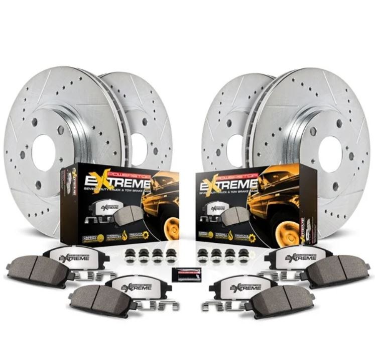 Power Stop Brake Kit, Z36 Truck & Tow, Carbon-Fiber Ceramic Brake Pads – K8939-36