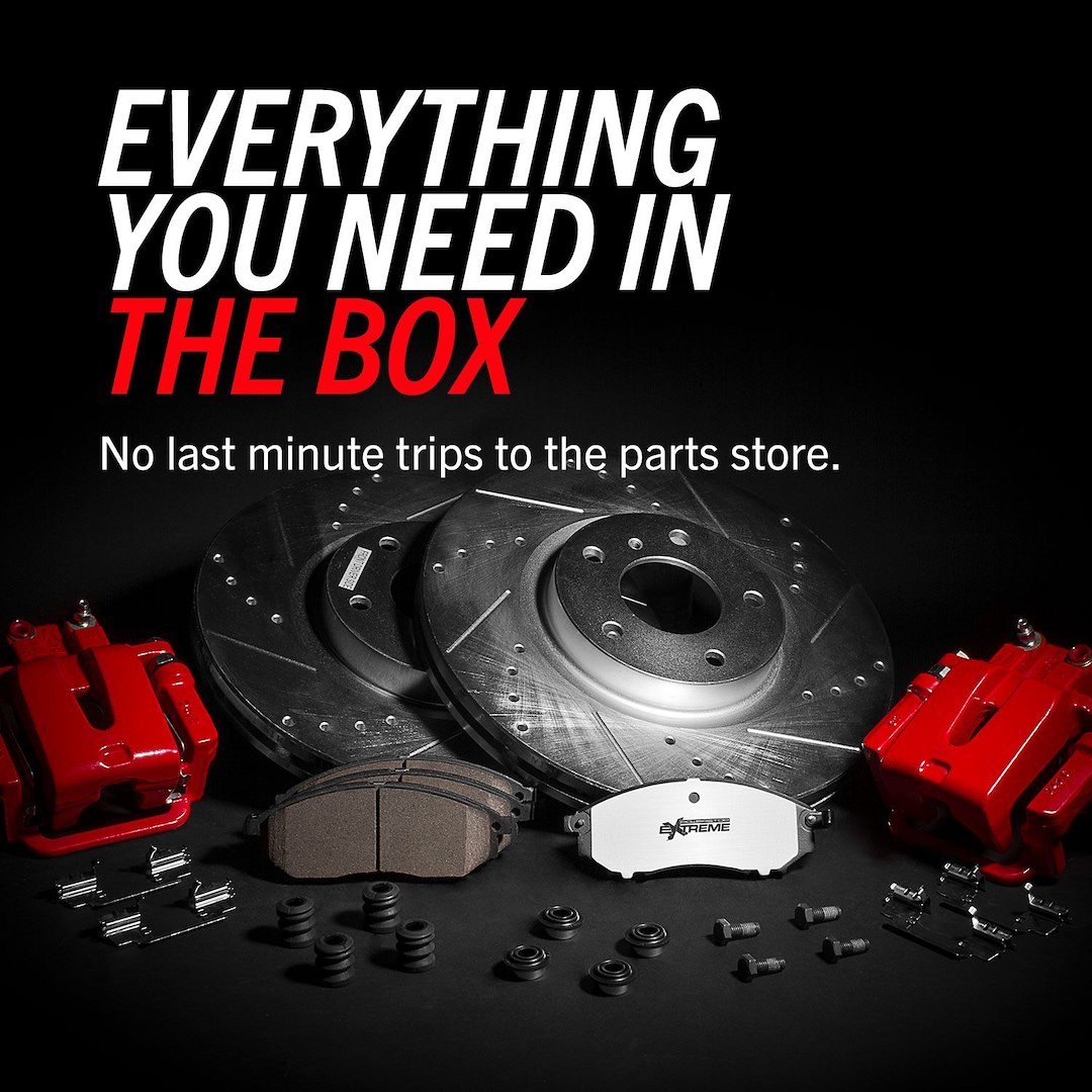 Power Stop Brake Kit, Z36 Truck & Tow, Carbon-Fiber Ceramic Brake Pads, Red Powder Coated Calipers – KC6403-36