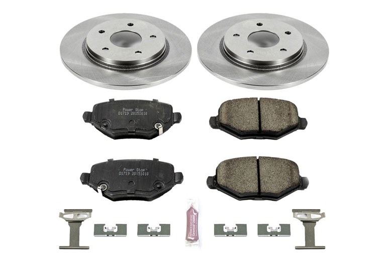 Power Stop Brake Kit, Autospecialty ® Daily Driver, Ceramic Brake Pads, 12 Inch OE Replacement Rotor, With Rotor/ Brake Pad/ Hardware – KOE6544