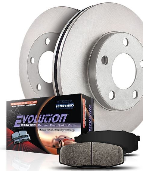 Power Stop Brake Kit, Autospecialty ® Daily Driver, Ceramic Brake Pads, 11.9 Inch Front/ 12 Inch Rear OE Replacement Rotor – KOE6563