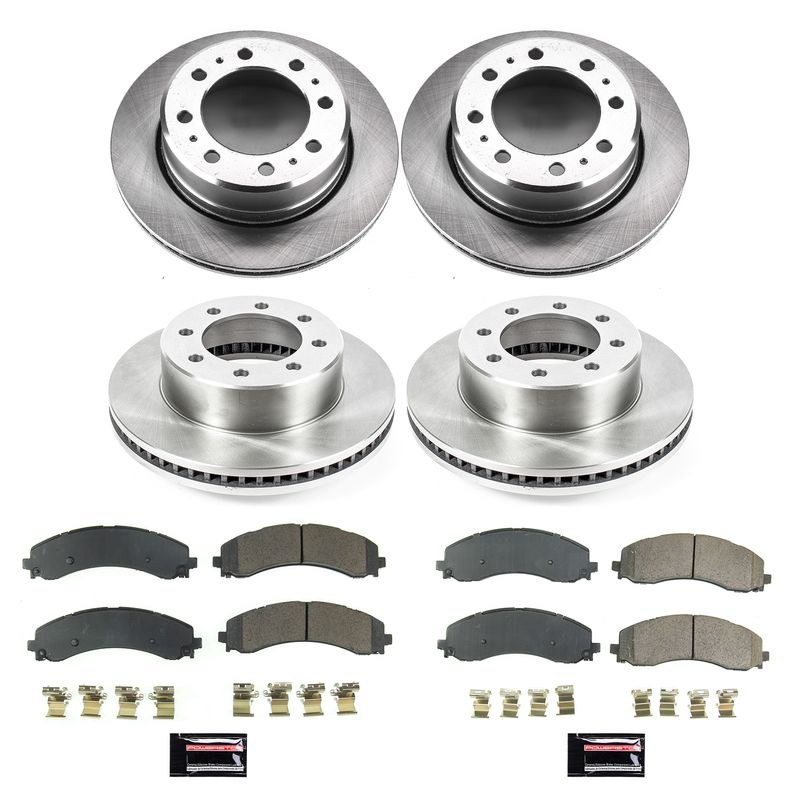 Power Stop Brake Kit, Autospecialty ® Daily Driver, Ceramic Brake Pads, 14.2 Inch OE Replacement Rotor, With Rotor/ Brake Pad/ Hardware – KOE8638