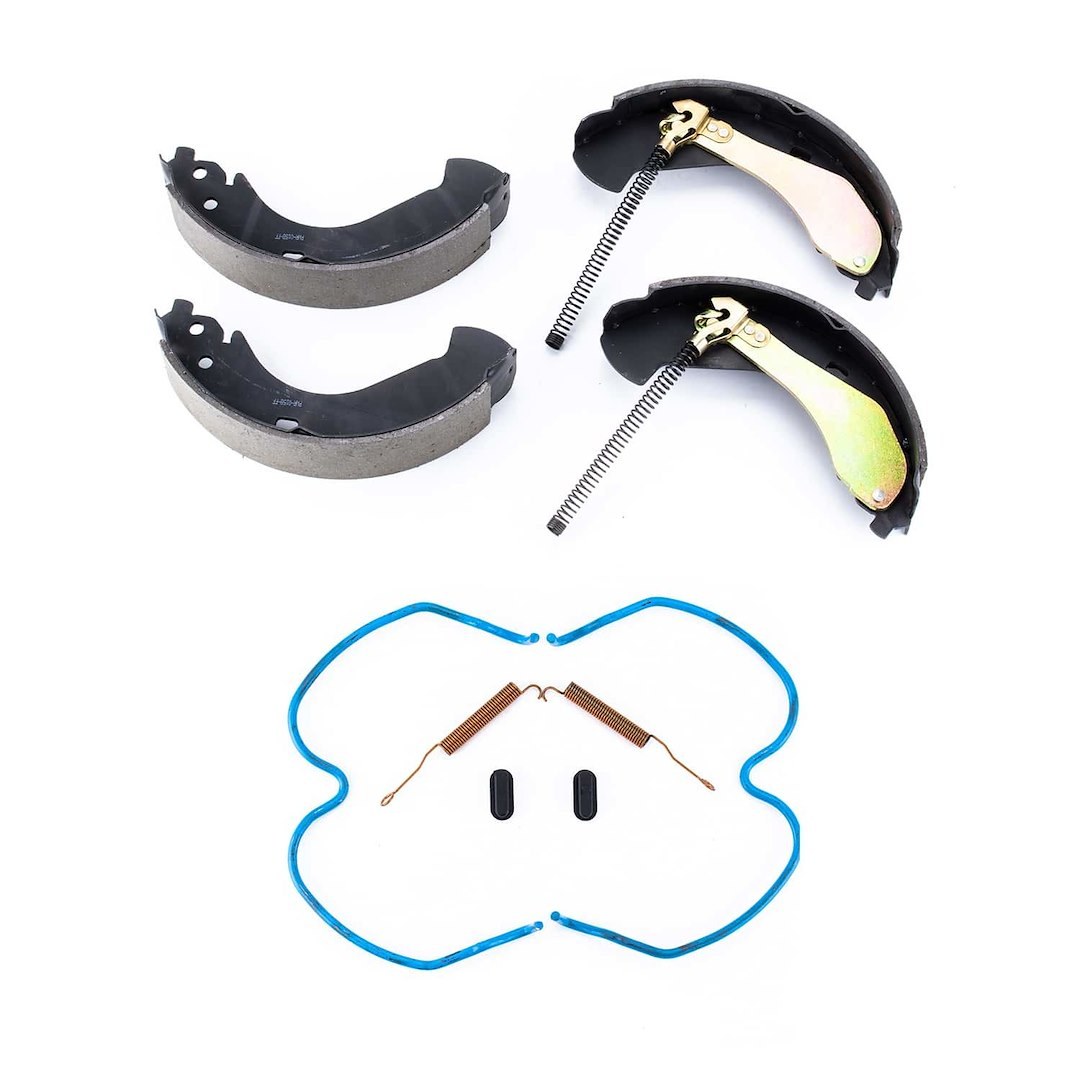 Power Stop Brake Shoe, Semi-Metallic, Bonded, With 2 Parking Brake Levers and Mounting Hardware – SSH855