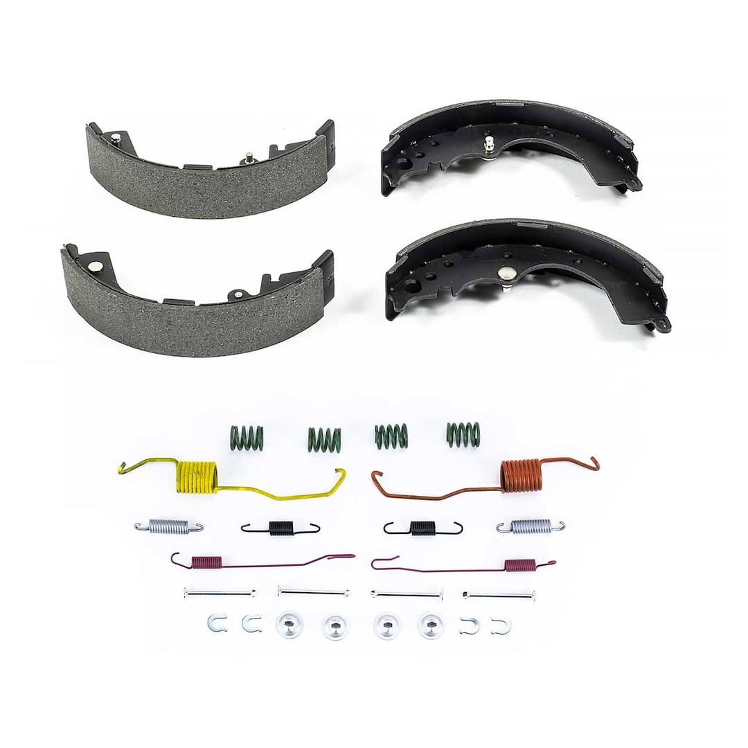 Power Stop Brake Shoe, Semi-Metallic, Bonded, With Mounting Hardware – SSH871