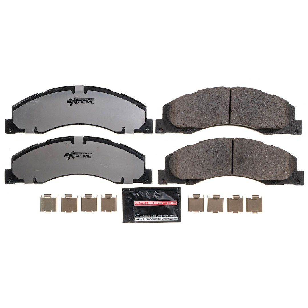 Power Stop Brake Pad, Z36 Extreme, Fmsi Number D1328, Carbon Fiber Ceramic, Set of 4 – Z36-1328