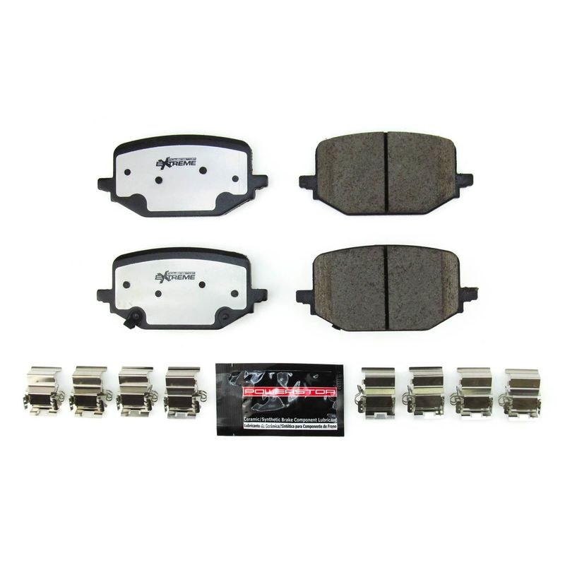 Power Stop Brake Pad, Z36 Truck & Tow, Fmsi Number D2231, Carbon-Fiber Ceramic Brake Pads, Set of 4, With Premium Stainless Steel Hardware – Z36-2231