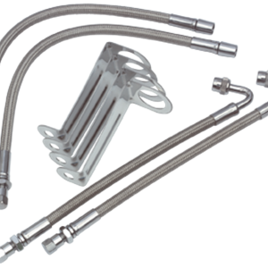 Phoenix USA Valve Stem Extension, Airmax ®, Use with Dual Wheels with Lug Nut Hex of 1-1/16 Inch and Smaller, Braided Stainless Steel – AML1