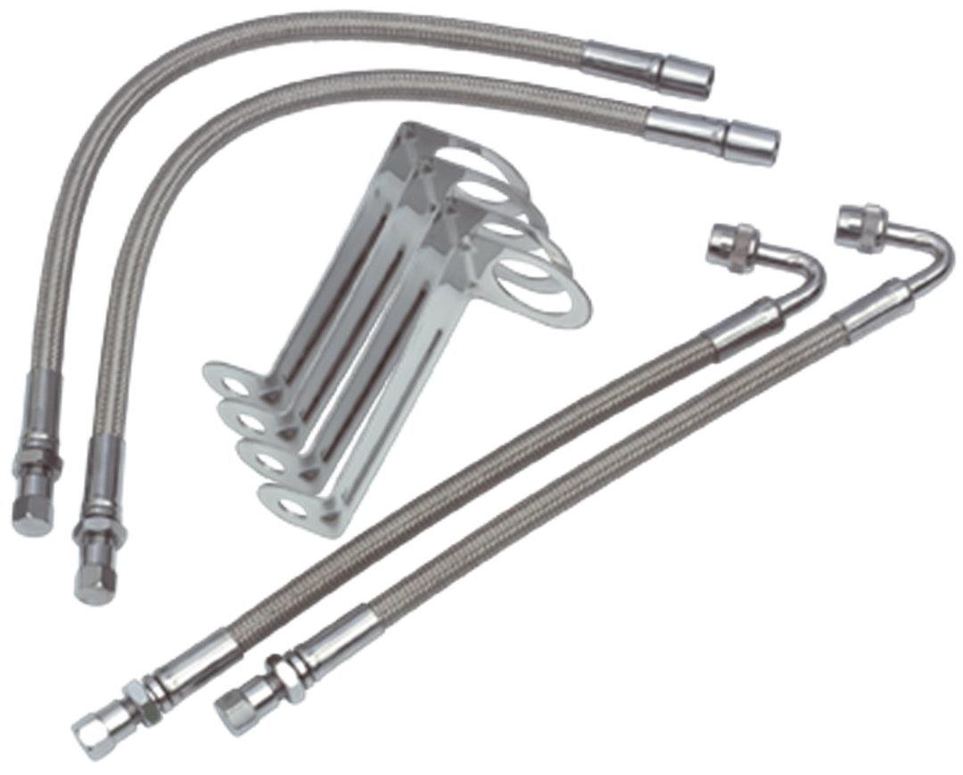 Phoenix USA Valve Stem Extension, Airmax ®, Use with Dual Wheels with Lug Nut Hex of 1-1/16 Inch and Smaller, Braided Stainless Steel – AML1