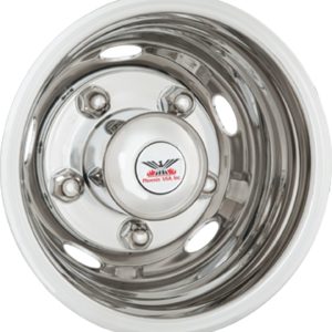 Phoenix USA Wheel Simulator, D.o.t.liner, Fits 16 Inch Diameter 5 Lug Wheels Polished, Stainless Steel, Bolt-On, Does Not Fit Aluminum Wheels – N6559R