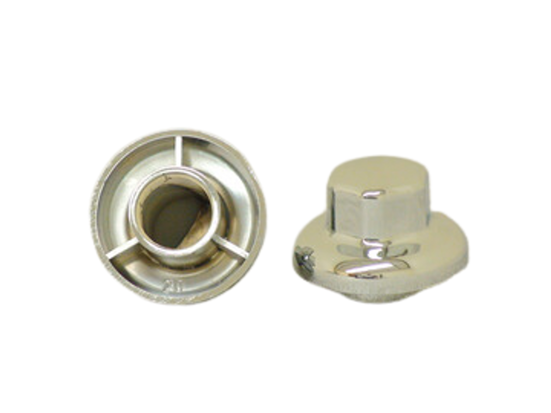 Phoenix USA Lug Nut Cover, Chrome Plated, Silver, ABS Plastic, Set of 2 – PQ200PLC