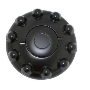 Phoenix USA Wheel Simulator, Quicktrim, Fits Heavy Duty 10 Lug Wheels with 33 Millimeter Lug Nuts, Front, Black, ABS Plastic – QH1200BAS