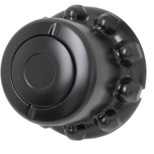 Phoenix USA Wheel Simulator Axle Cover, Fits 10 Lug Wheels, 10 X 225 Millimeter/ 10 X 8.85 Inch Bolt Pattern, Rear, Closed Style, Black – QH2001BR