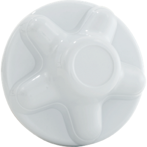 Phoenix USA Trailer Hub Cover, Quicktrim, 5 Lug, 4-1/2 Inch Diameter, Closed Style, White, ABS Plastic, Single – QT545WHS