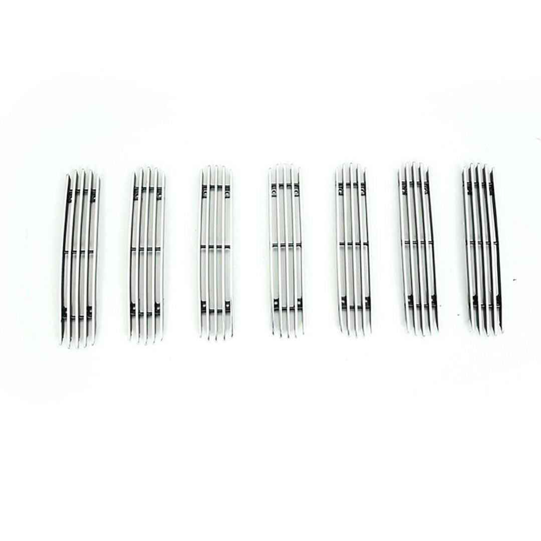 Paramount Grille Insert, Overlay, 4MM Vertical Style, Polished, Billet Aluminum – 30-0105