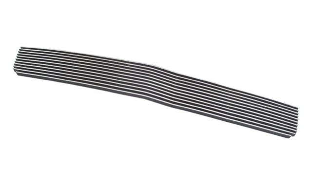 Paramount Bumper Grille Insert, Overlay, 4MM Horizontal Style, Without Tow Hook Open, Polished, Aluminum – 36-0245