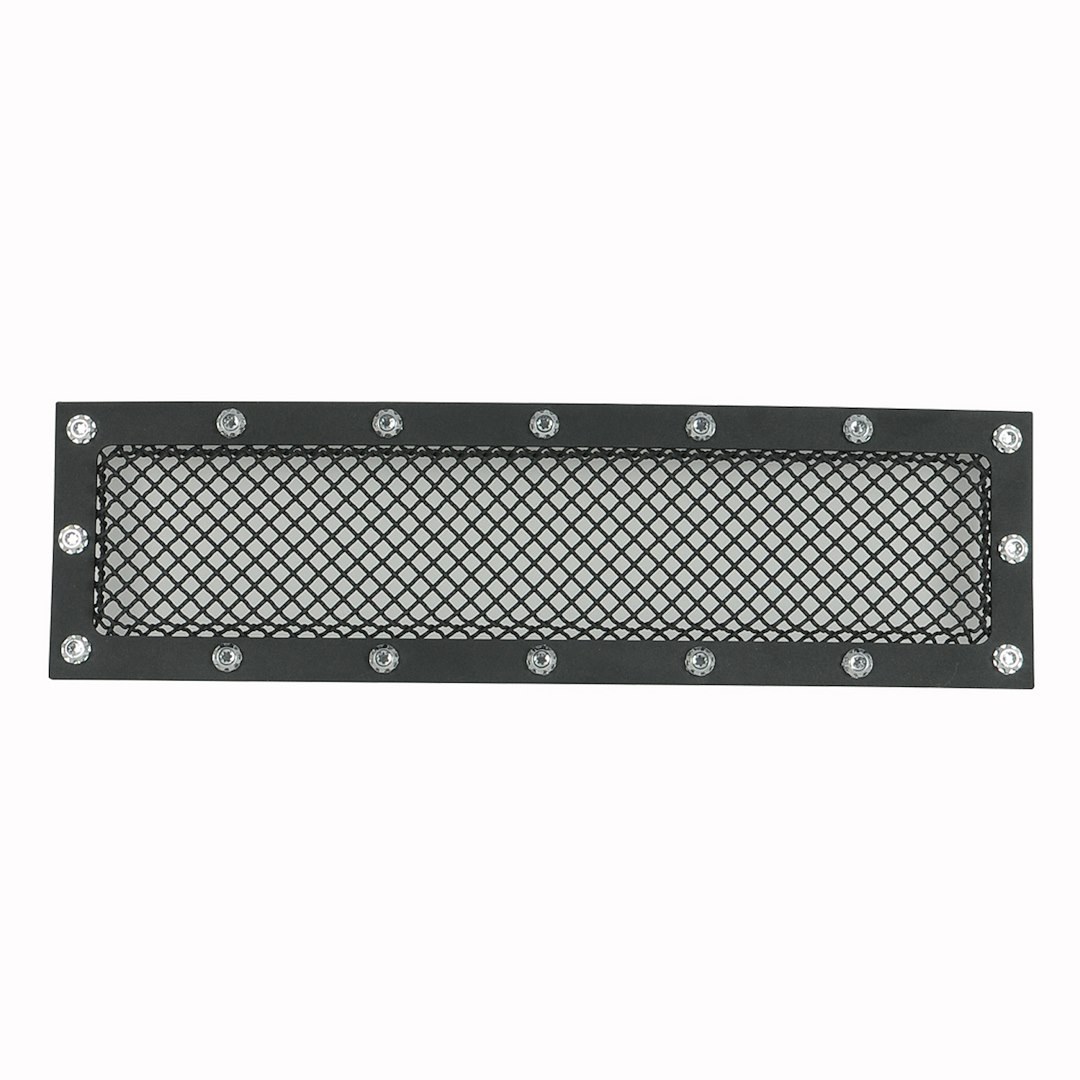 Paramount Bumper Grille Insert, Evolution Series, Wire Mesh Style, Powder Coated, Black, Stainless Steel – 46-0777