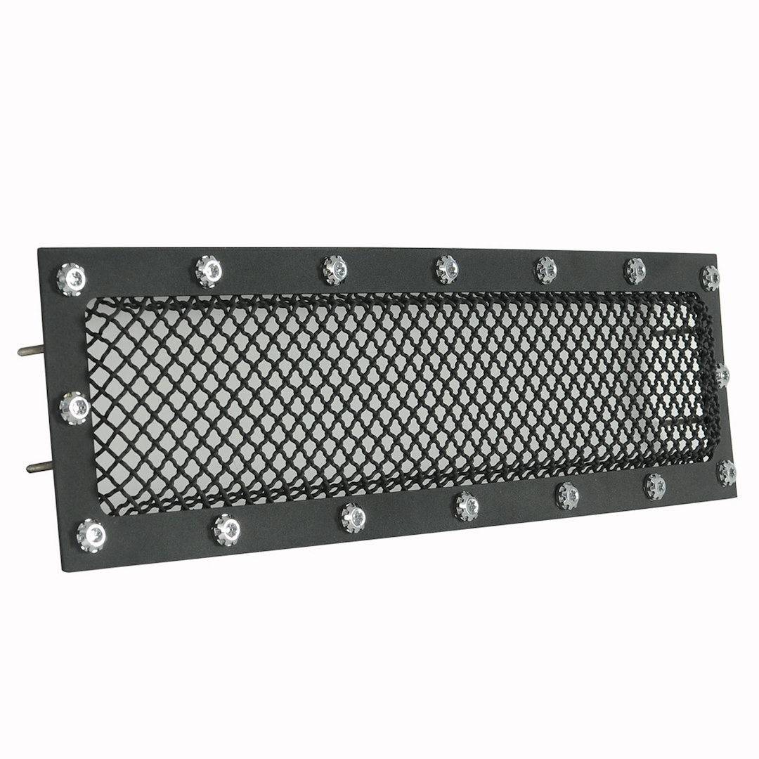 Paramount Bumper Grille Insert, Evolution Series, Wire Mesh Style, Powder Coated, Black, Stainless Steel – 46-0777