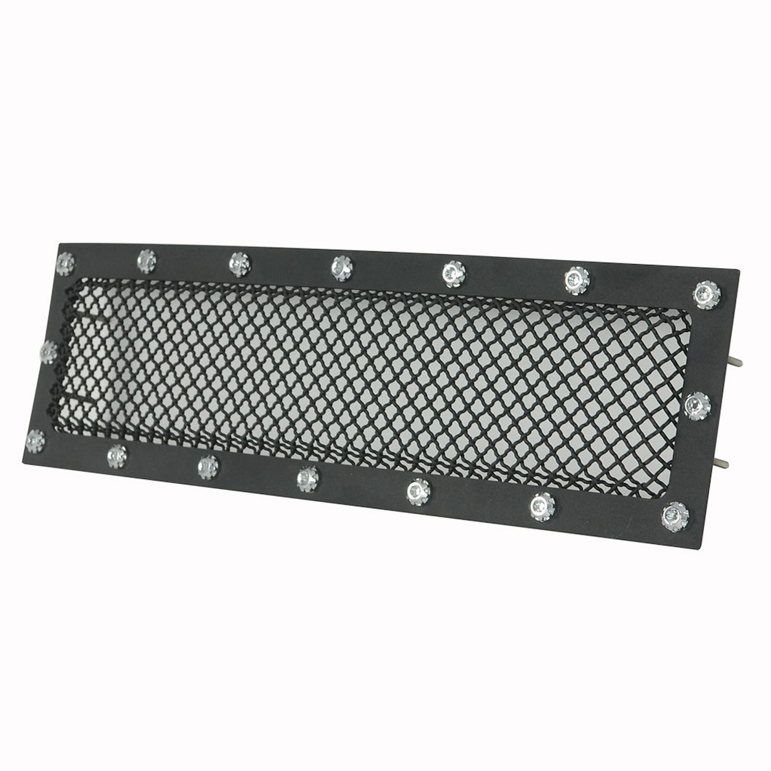 Paramount Bumper Grille Insert, Evolution Series, Wire Mesh Style, Powder Coated, Black, Stainless Steel – 46-0777