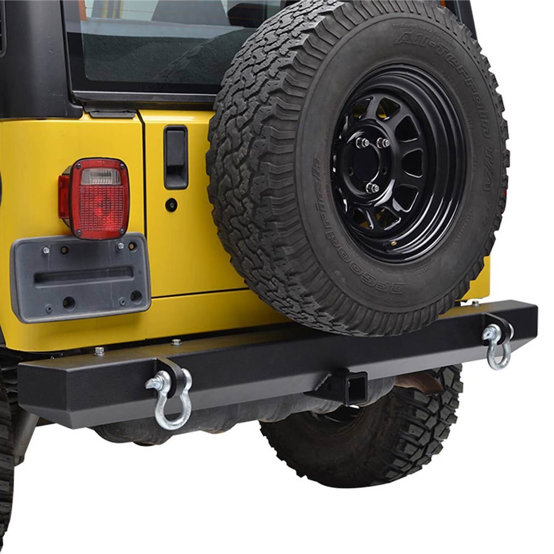 Paramount Bumper, Classic Series., One Piece Design, Direct-Fit, Mounting Hardware Included, Without Tow Hook Mounts/ with D-Rings – 51-0008