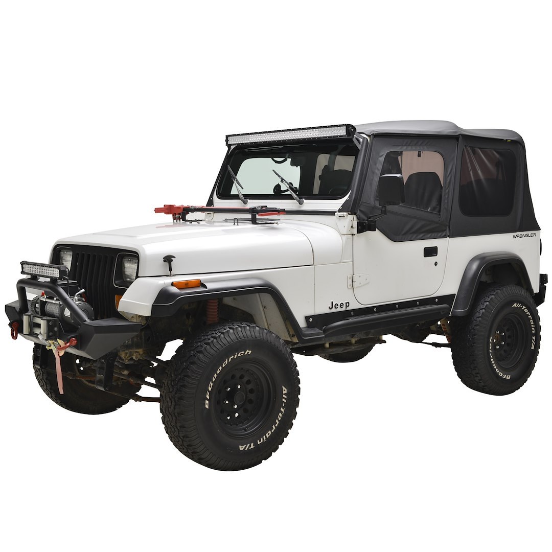 Paramount Rocker Panel Guard, Rock Crawler, Powder Coat, Black, Steel, With Step – 51-0105