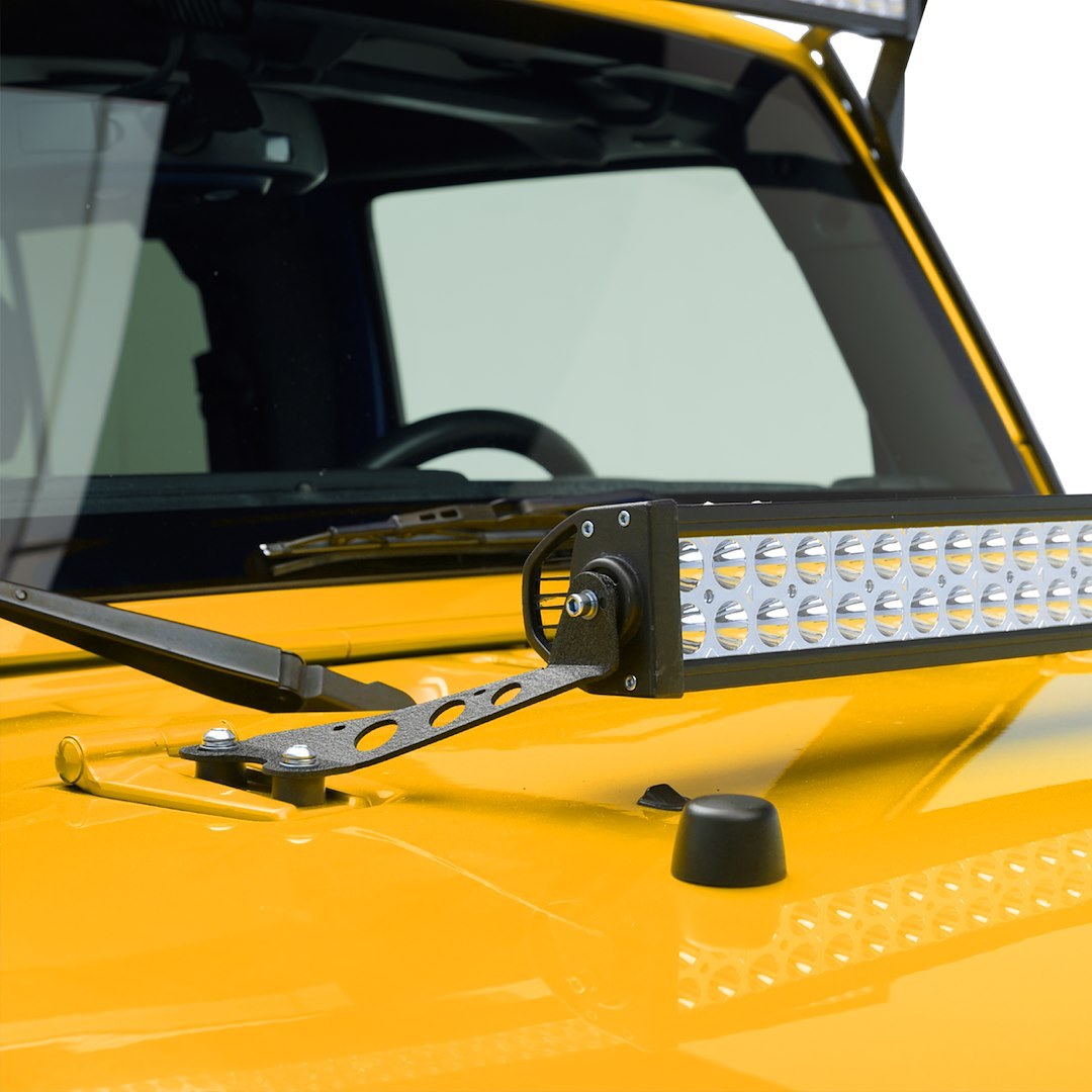 Paramount Light Bar Mounting Kit, For Paramount 20 Inch Light Bar, Black, Steel – 51-0464