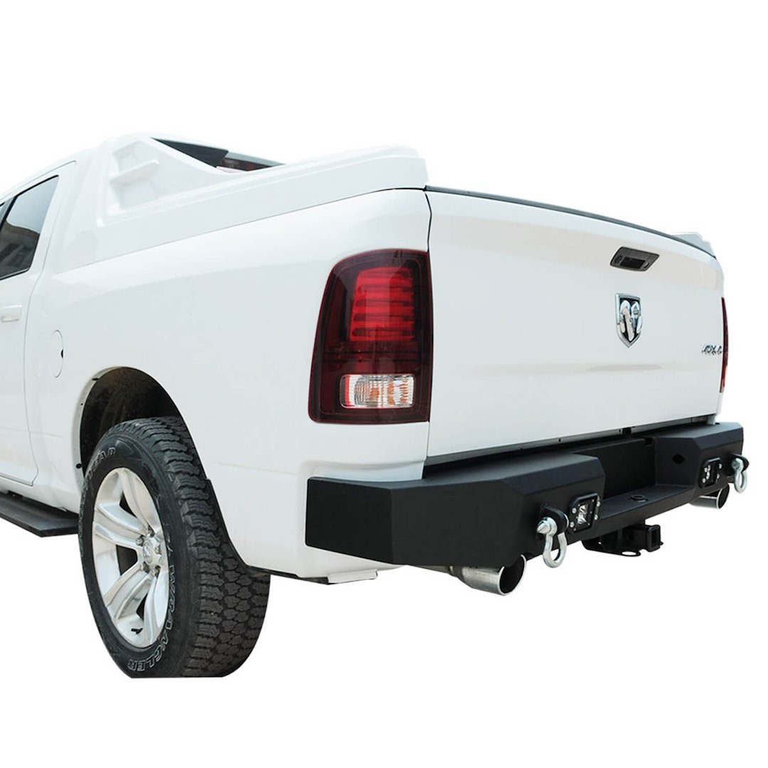 Paramount Bumper, One Piece Design, Direct-Fit, Mounting Hardware Included, Without Tow Hook Mounts/ with D-Rings, Without Hitch Receiver – 57-0205