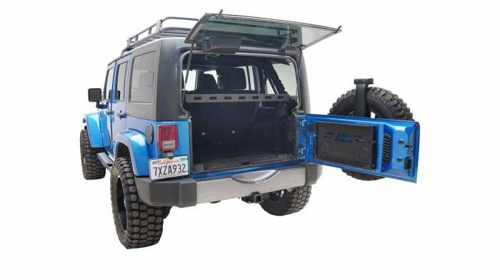 Paramount Cargo Carrier, Rack Style, Compatible with Paramount Cargo Area, Rear Opening, Black – 81-10103