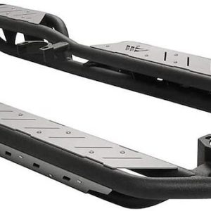 Paramount Rocker Panel, Bolt-On, 42 Millimeter Tri-Tube, Steel, Textured Powder Coated – 81-10600