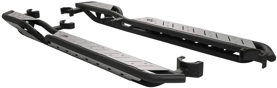 Paramount Rocker Panel, Bolt-On, 42 Millimeter Tri-Tube, Steel, Textured Powder Coated – 81-10600