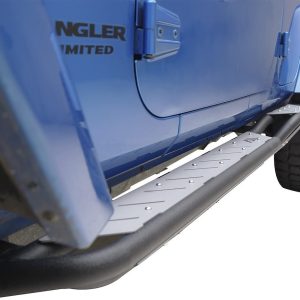 Paramount Rocker Panel, Bolt-On, 42 Millimeter Tri-Tube, Steel, Textured Powder Coated – 81-10600